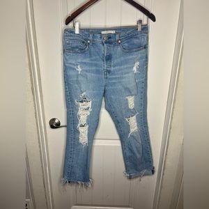 Levi’s Wedgie jeans women’s size 30 distressed